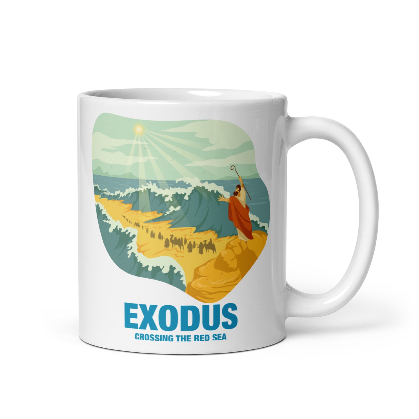 Exodus White Glossy Mug