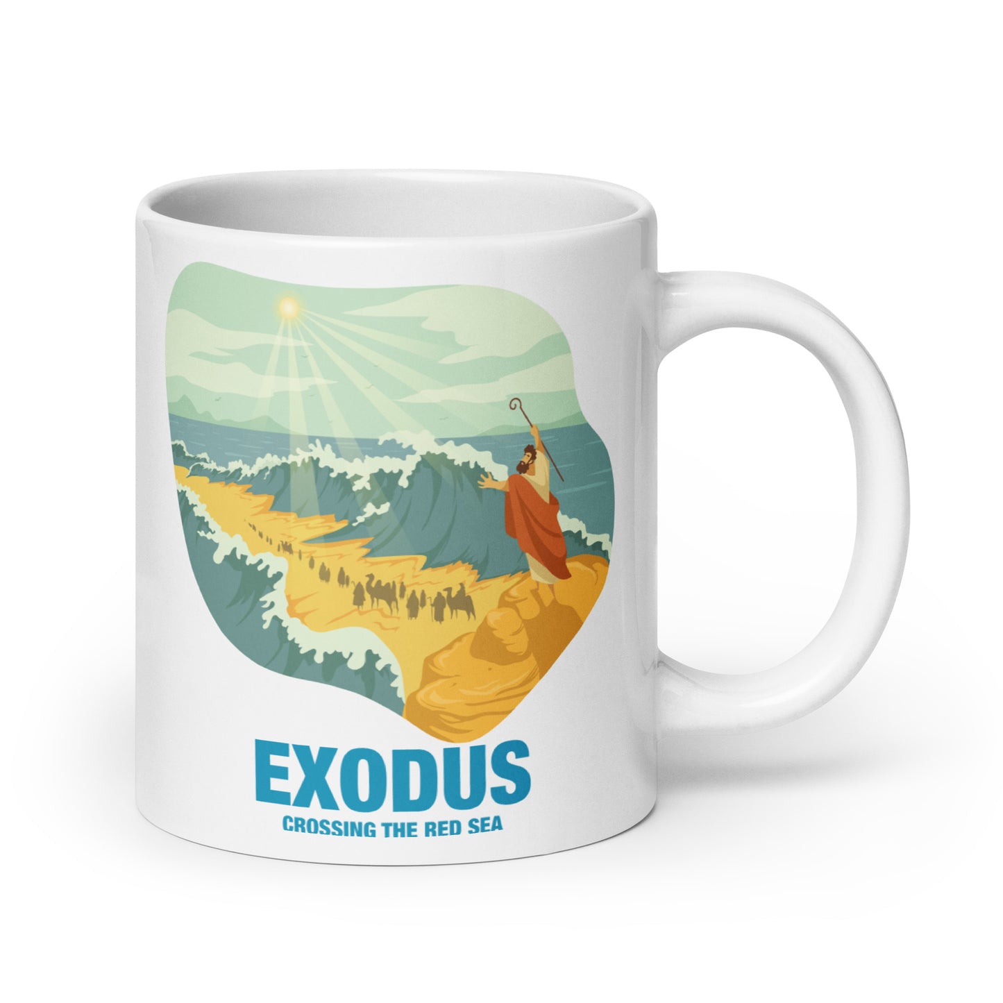 Exodus White Glossy Mug
