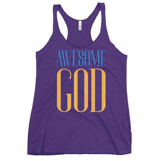 Awesome God Women's Racerback Tank