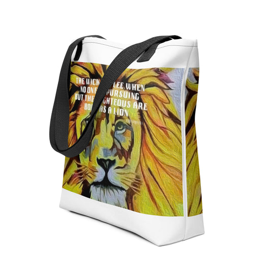 Bold as a Lion Tote bag