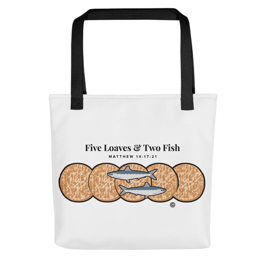 Five Loaves and Two Fish Tote bag