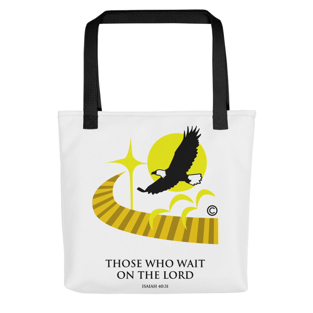 Those Who Wait on the Lord Tote bag