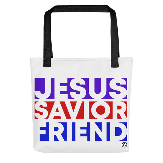 Jesus Savior Friend Tote Bag
