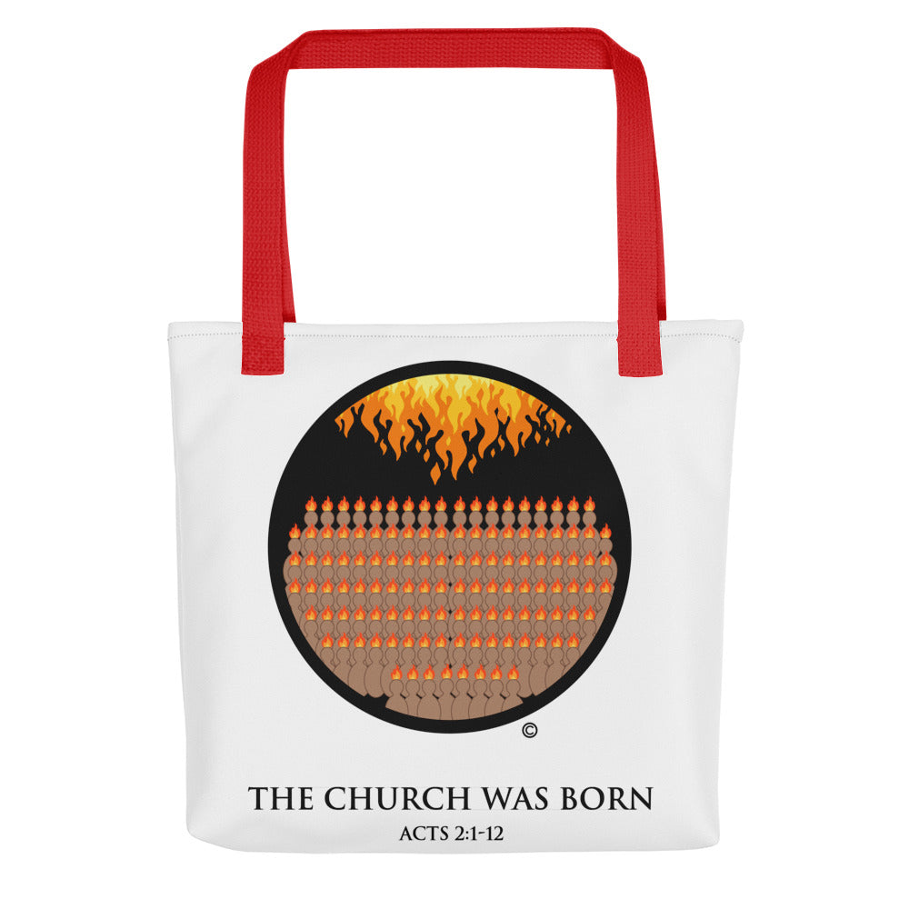 The Church was Born Tote bag