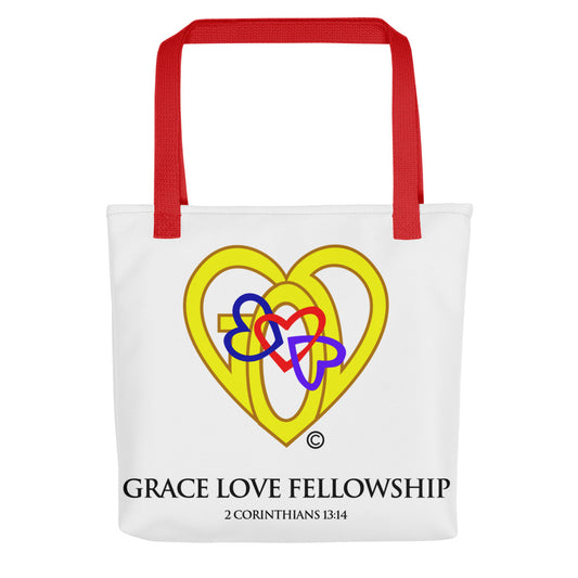 Grace Love Fellowship Tote Bag
