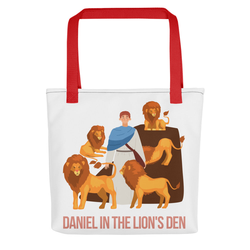 Daniel in the Lion's Den Tote bag