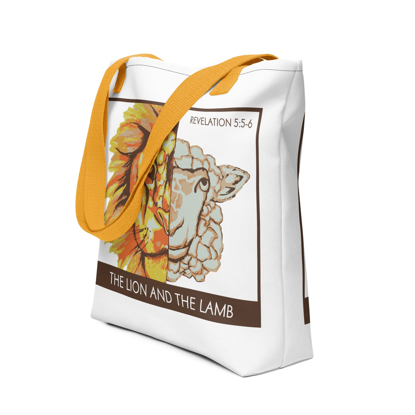 The Lion and the Lamb Tote bag