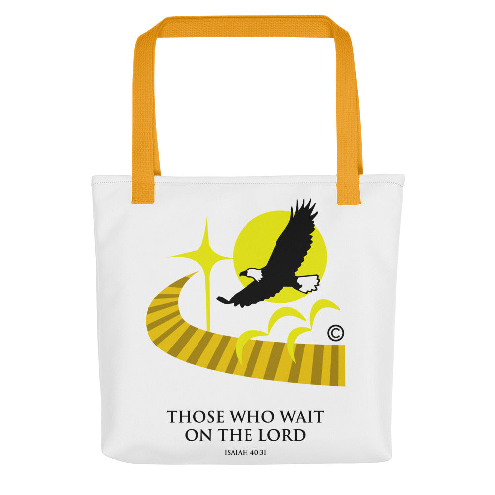 Those Who Wait on the Lord Tote bag