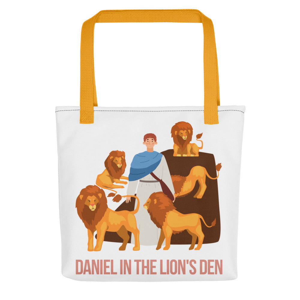 Daniel in the Lion's Den Tote bag
