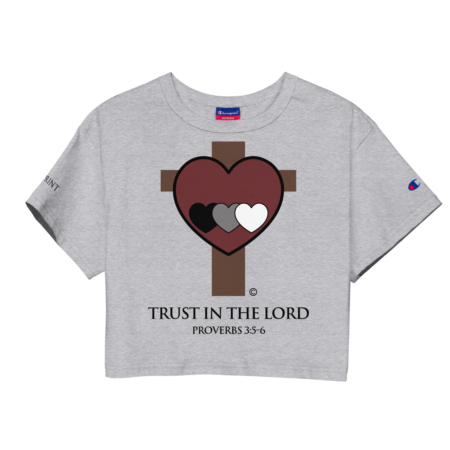 Trust in the Lord Champion Crop Top