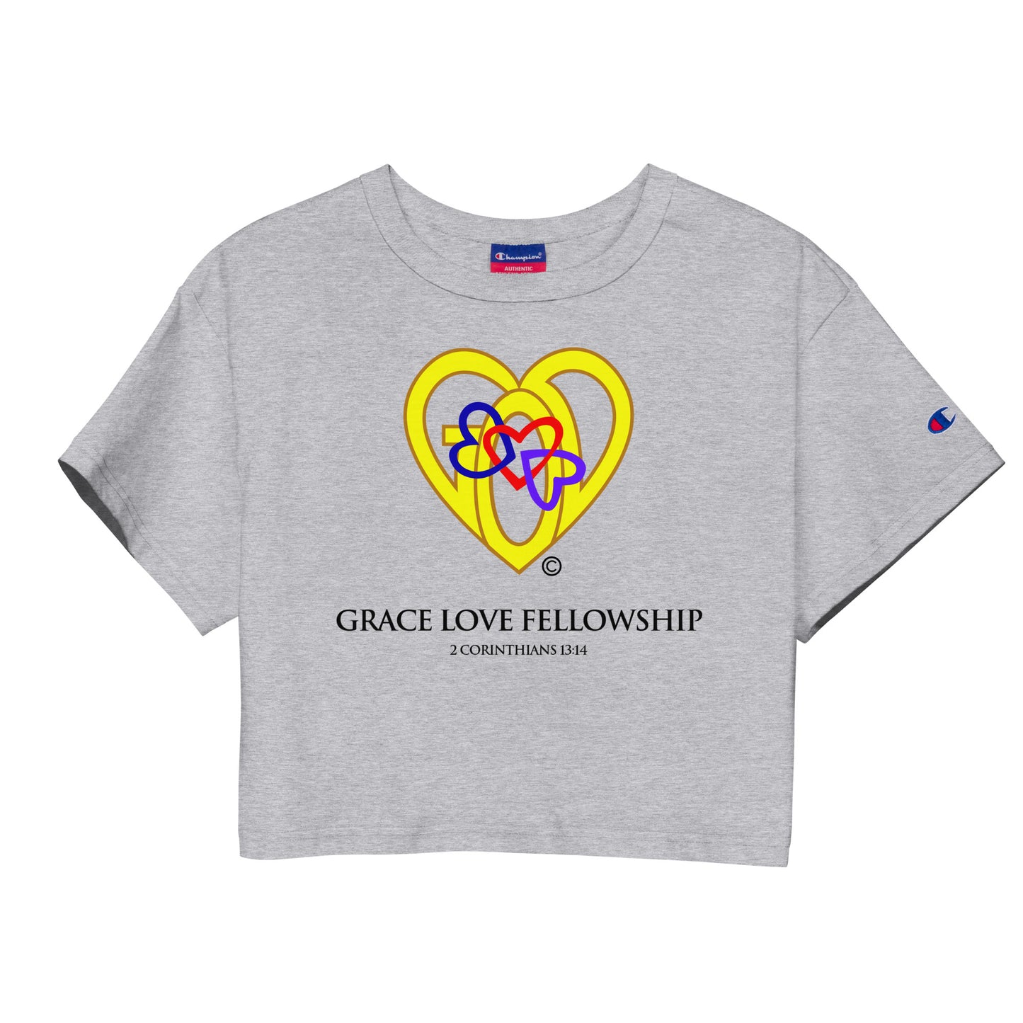 Grace Love Fellowship Champion Crop Top