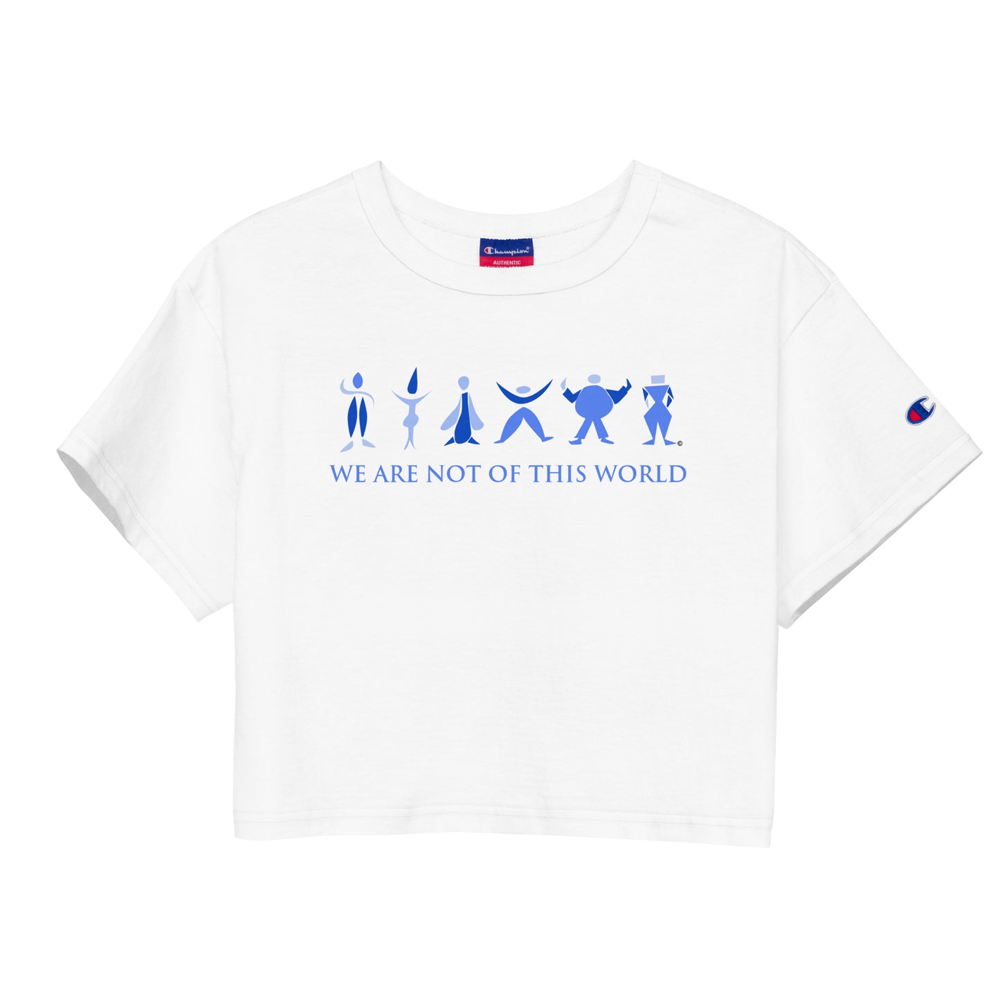 We Are Not of This World Champion Crop Top