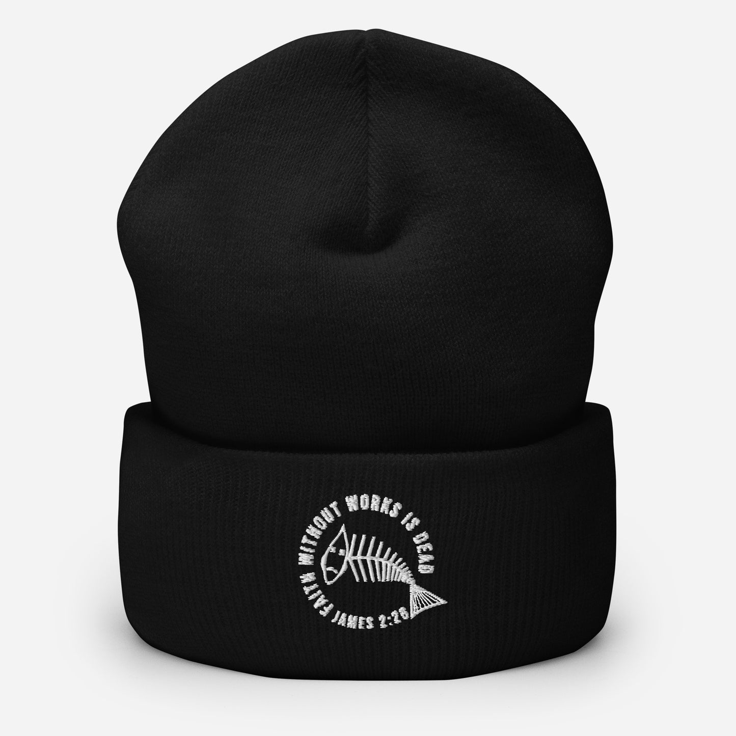 Faith Without Works Cuffed Beanie