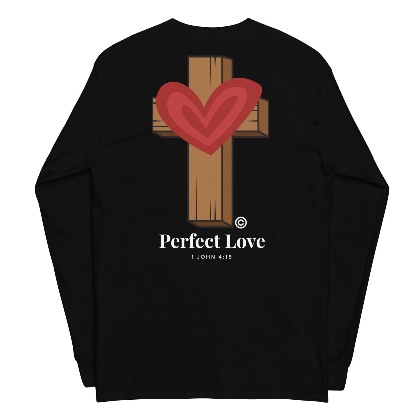 Perfect Love Dark-Colored Men’s Long Sleeve Shirt