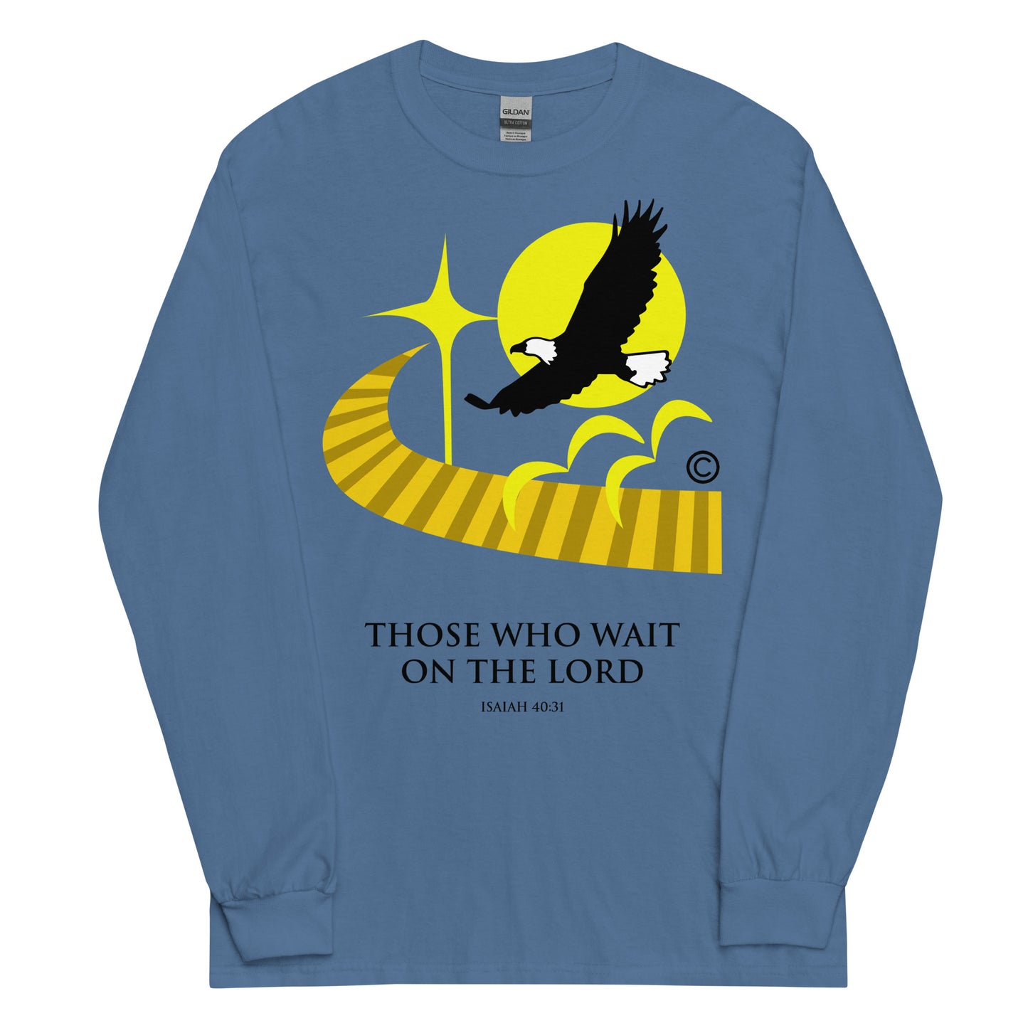 Those Who Wait on the Lord Men’s Long Sleeve Shirt