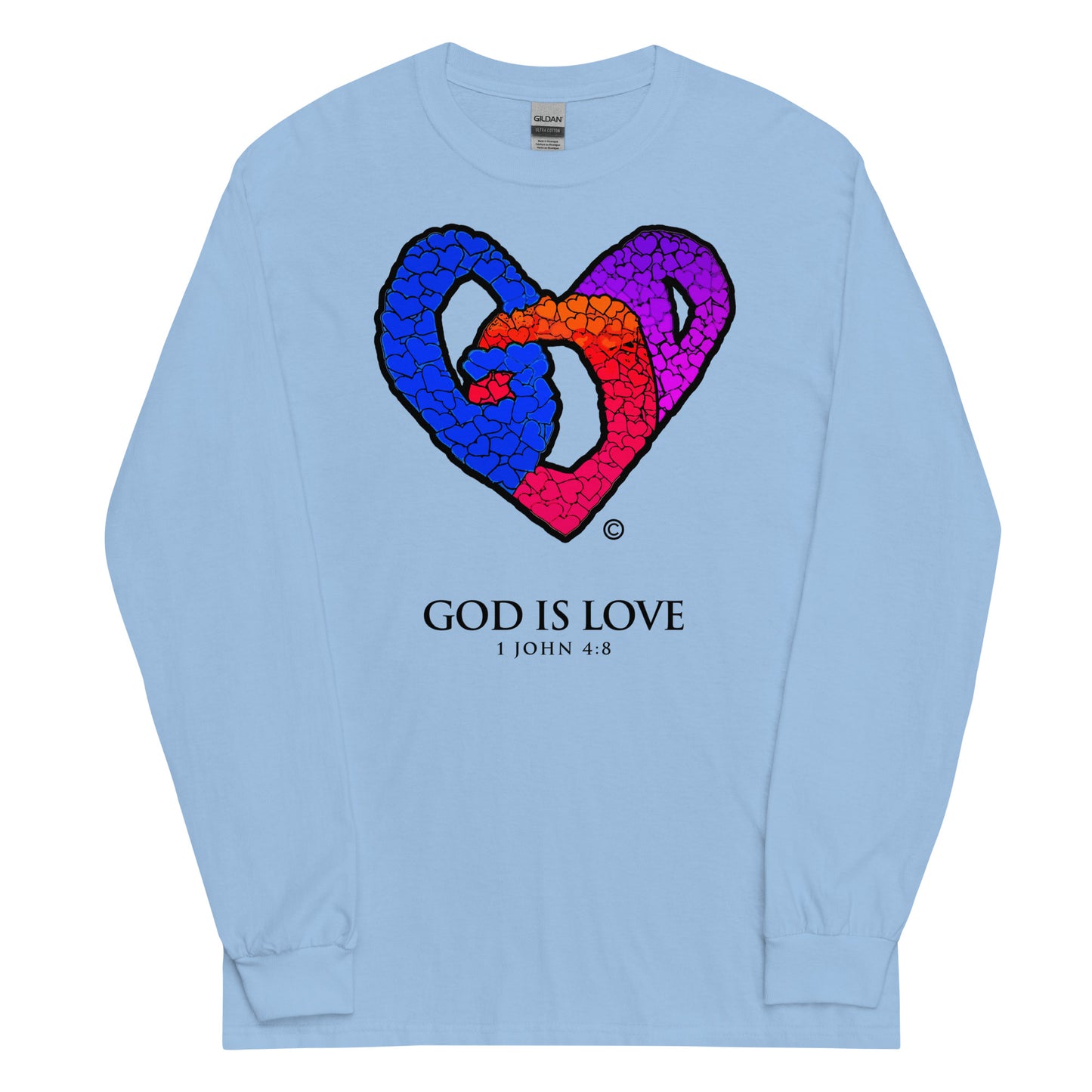 God is Love Men’s Long Sleeve Shirt