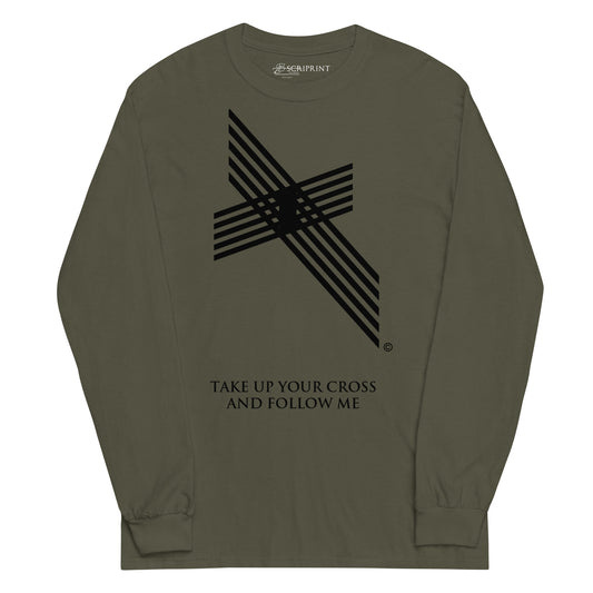 Take Up Your Cross Men’s Long Sleeve Shirt