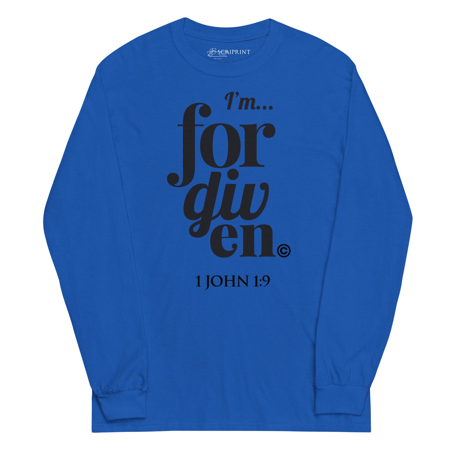 I'm Forgiven Men’s Long Sleeve Shirt