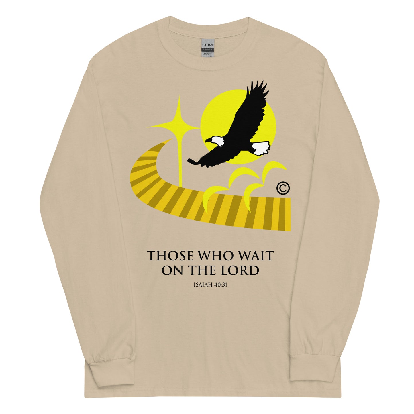 Those Who Wait on the Lord Men’s Long Sleeve Shirt