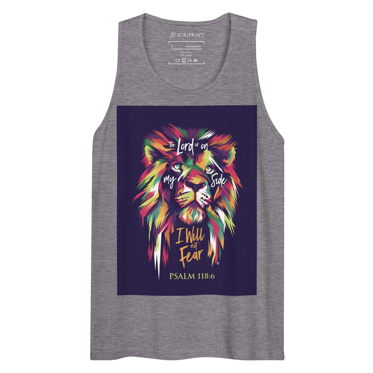 I Will Not Fear Men’s Premium Tank Top