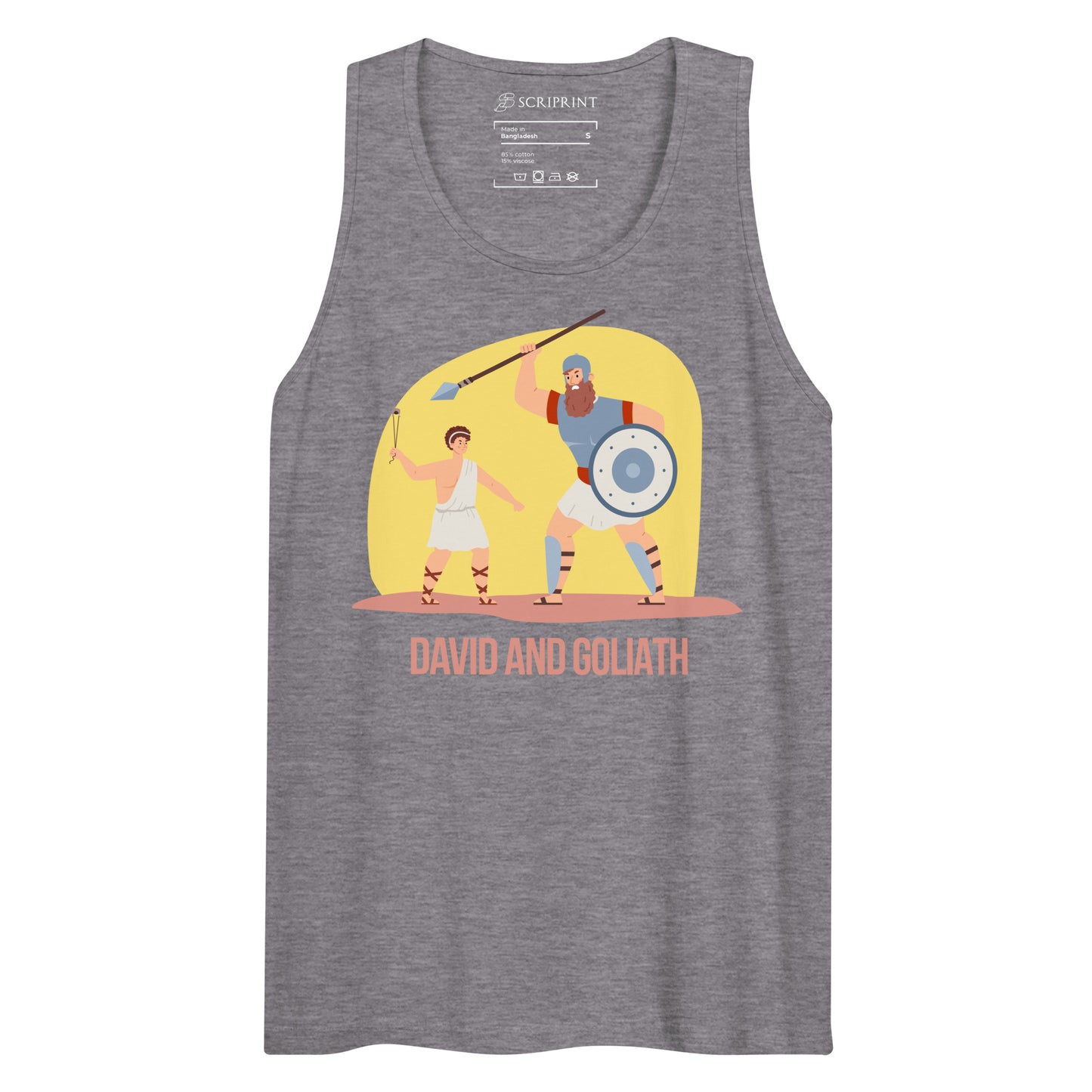 David and Goliath Men’s Premium Tank Top