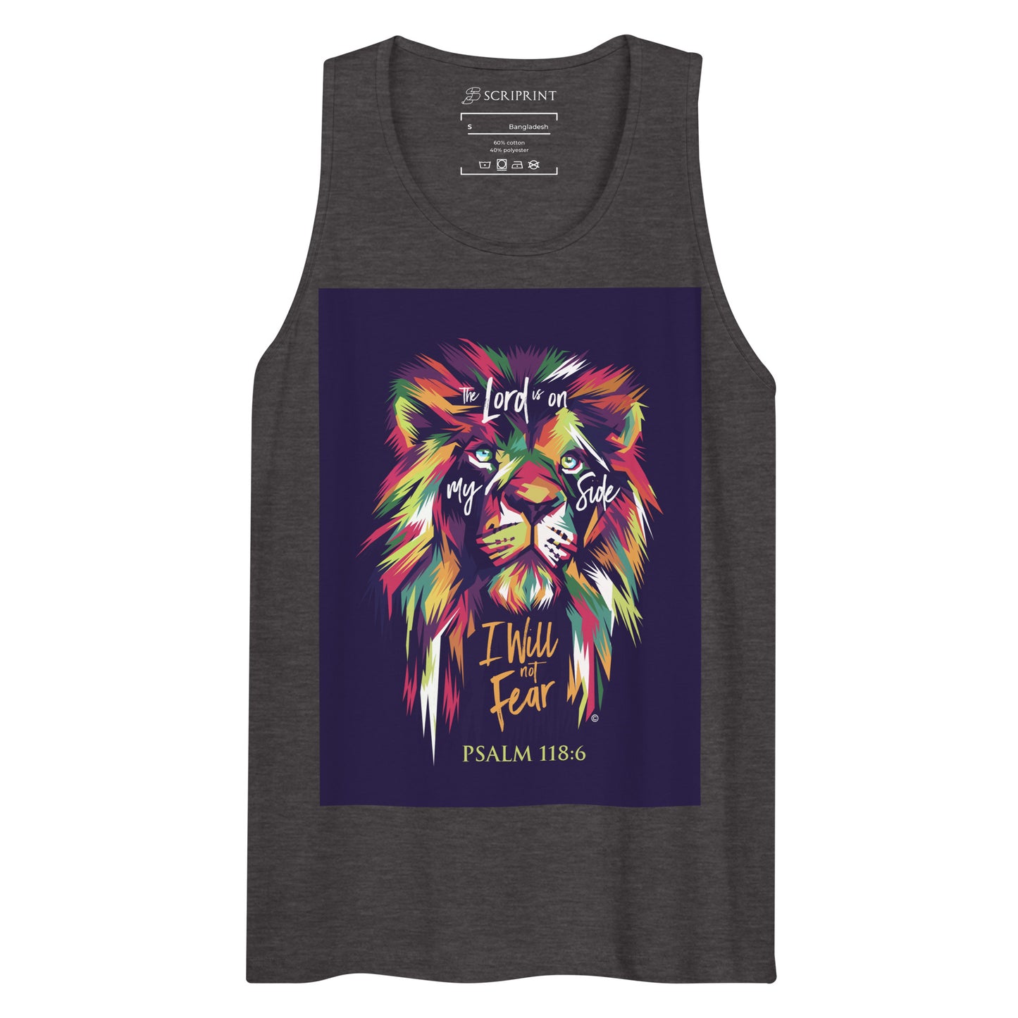 I Will Not Fear Men’s Premium Tank Top