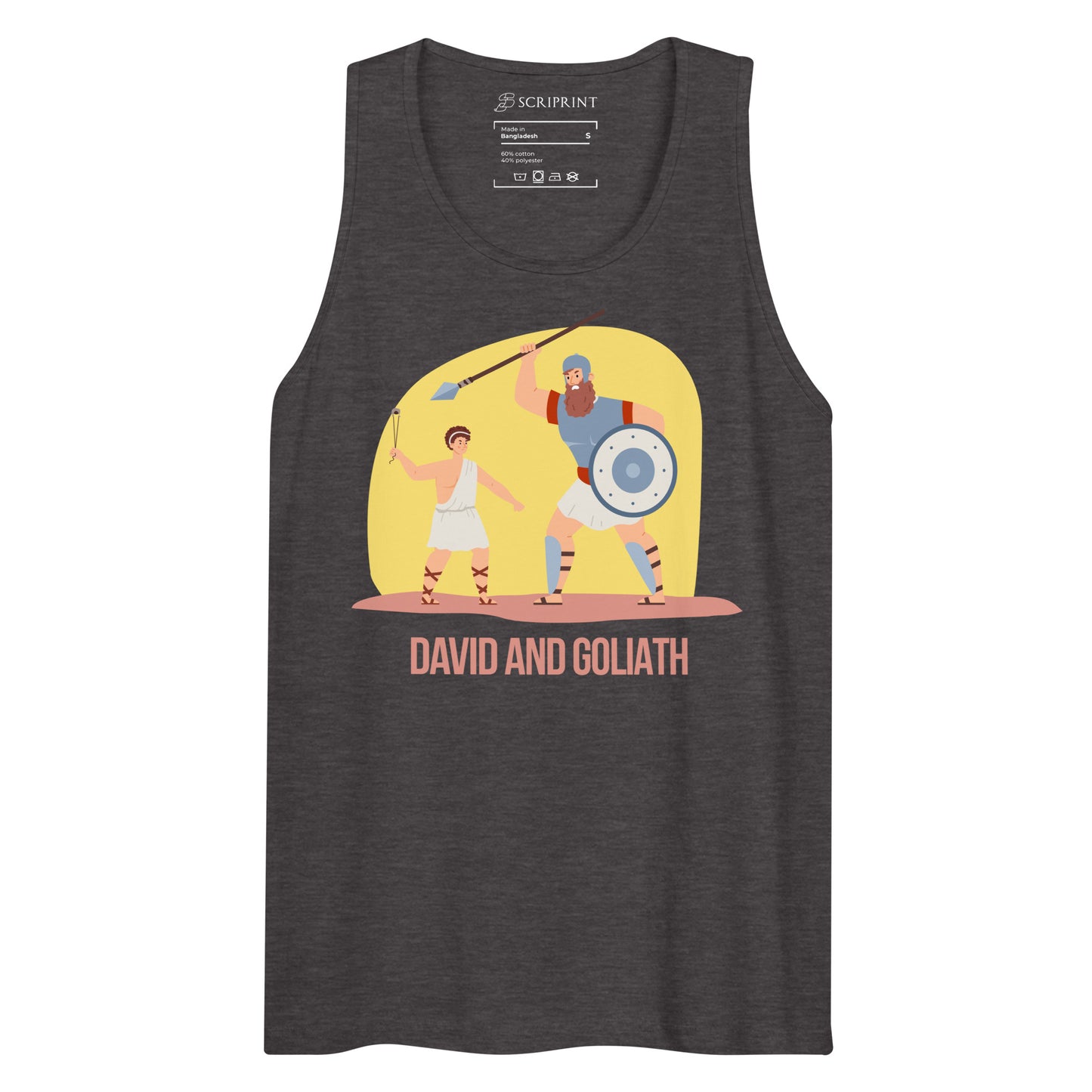 David and Goliath Men’s Premium Tank Top