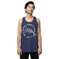 Faith Without Works Round Dark-Colored Men’s Premium Tank Top