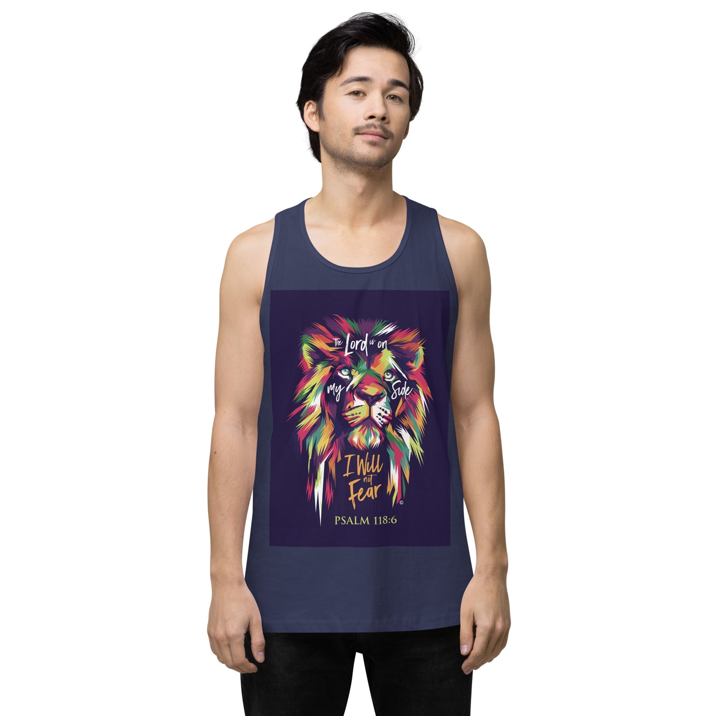 I Will Not Fear Men’s Premium Tank Top