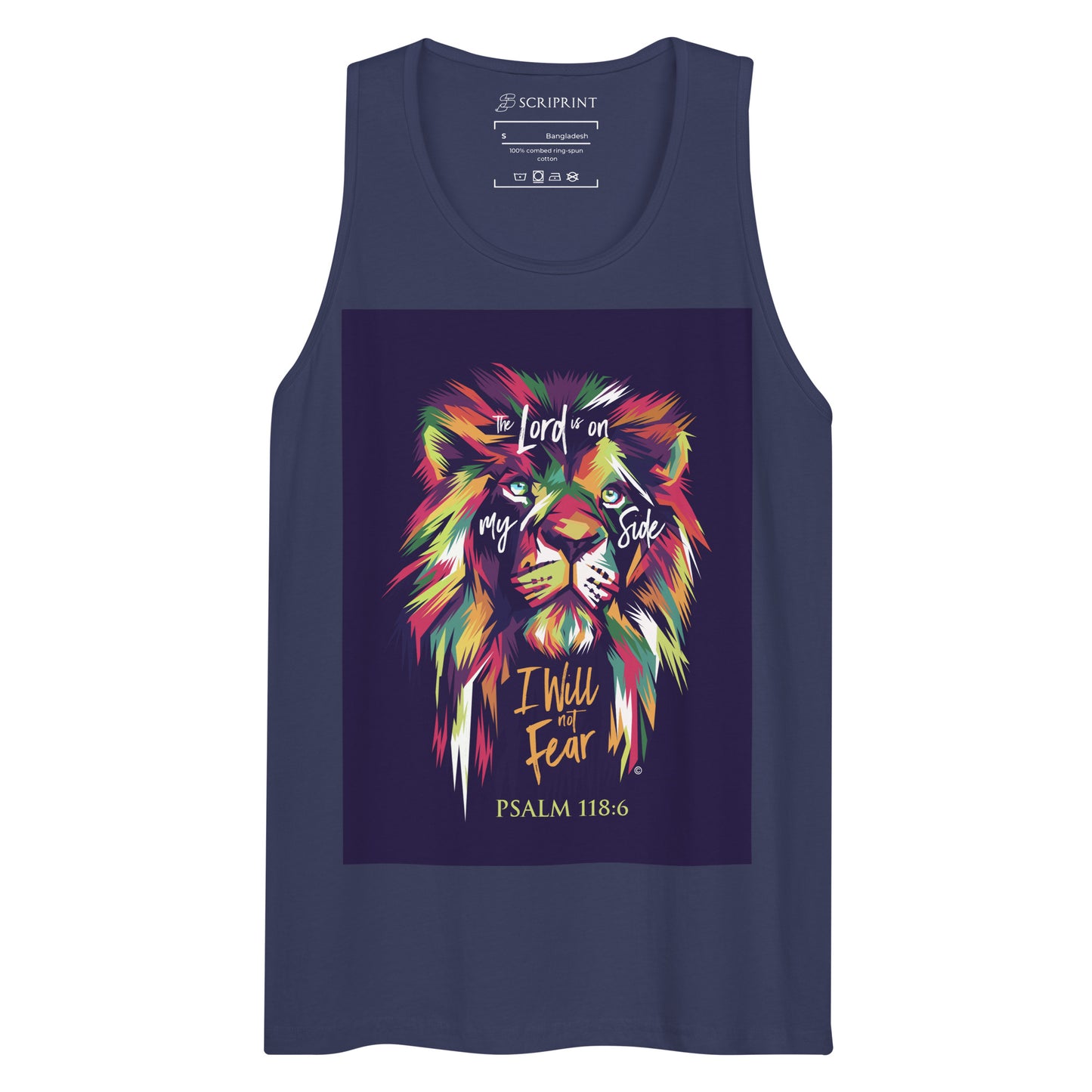 I Will Not Fear Men’s Premium Tank Top