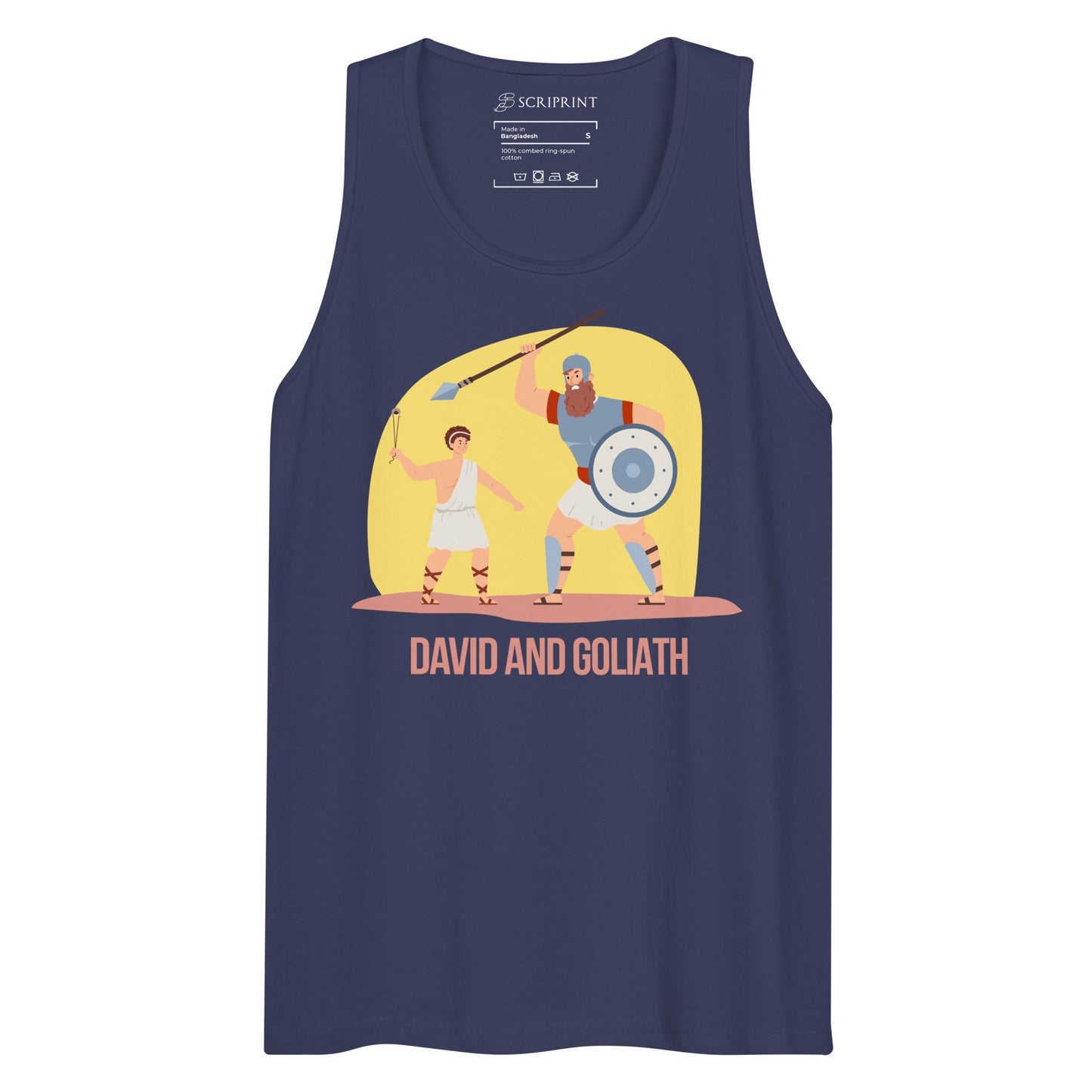 David and Goliath Men’s Premium Tank Top