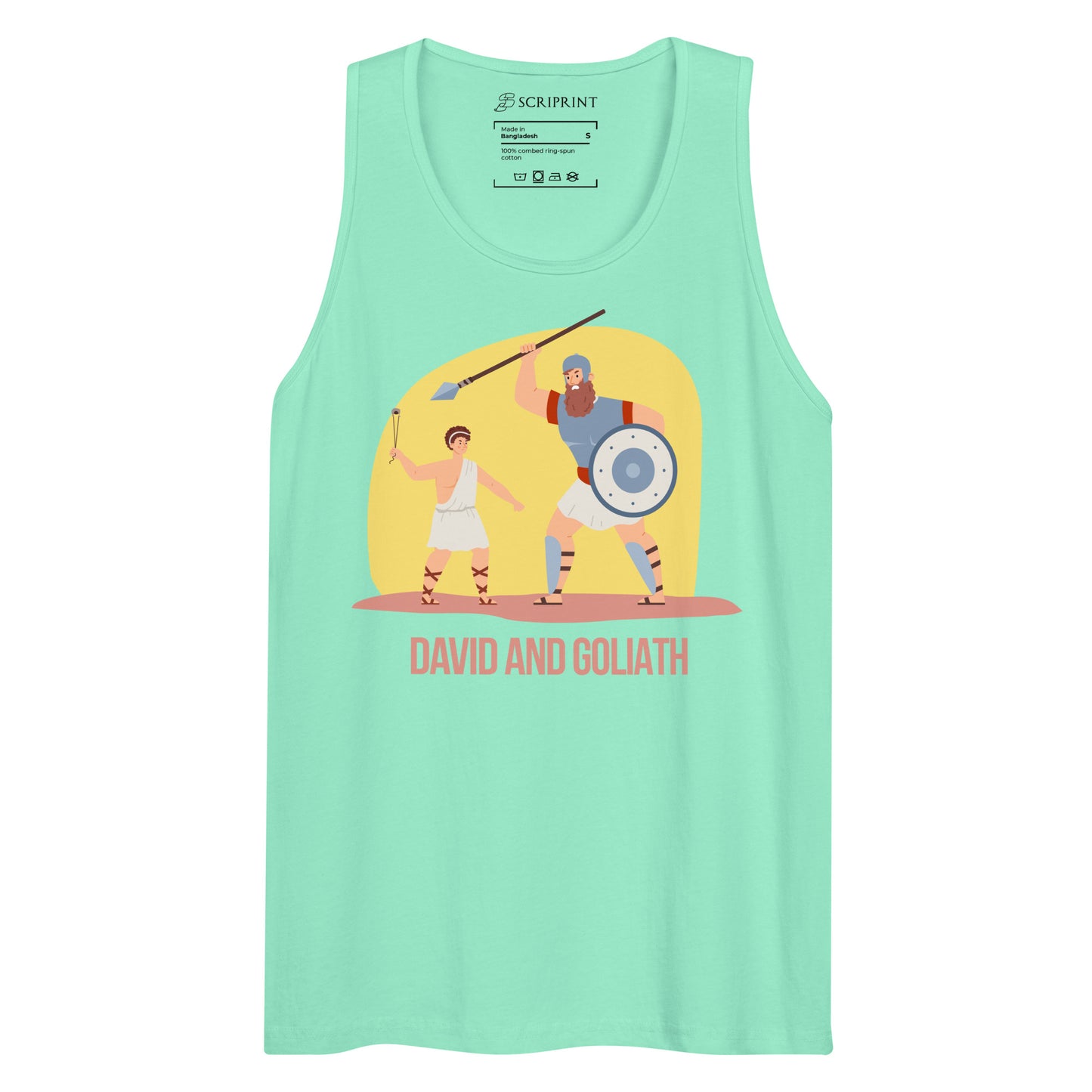 David and Goliath Men’s Premium Tank Top