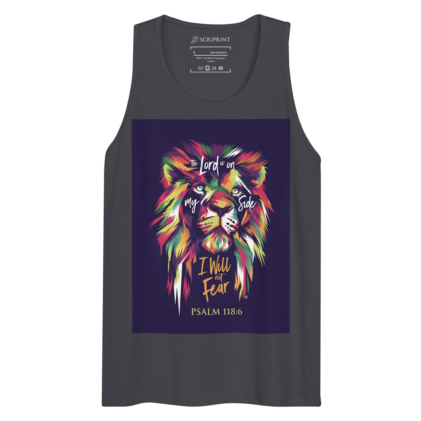 I Will Not Fear Men’s Premium Tank Top