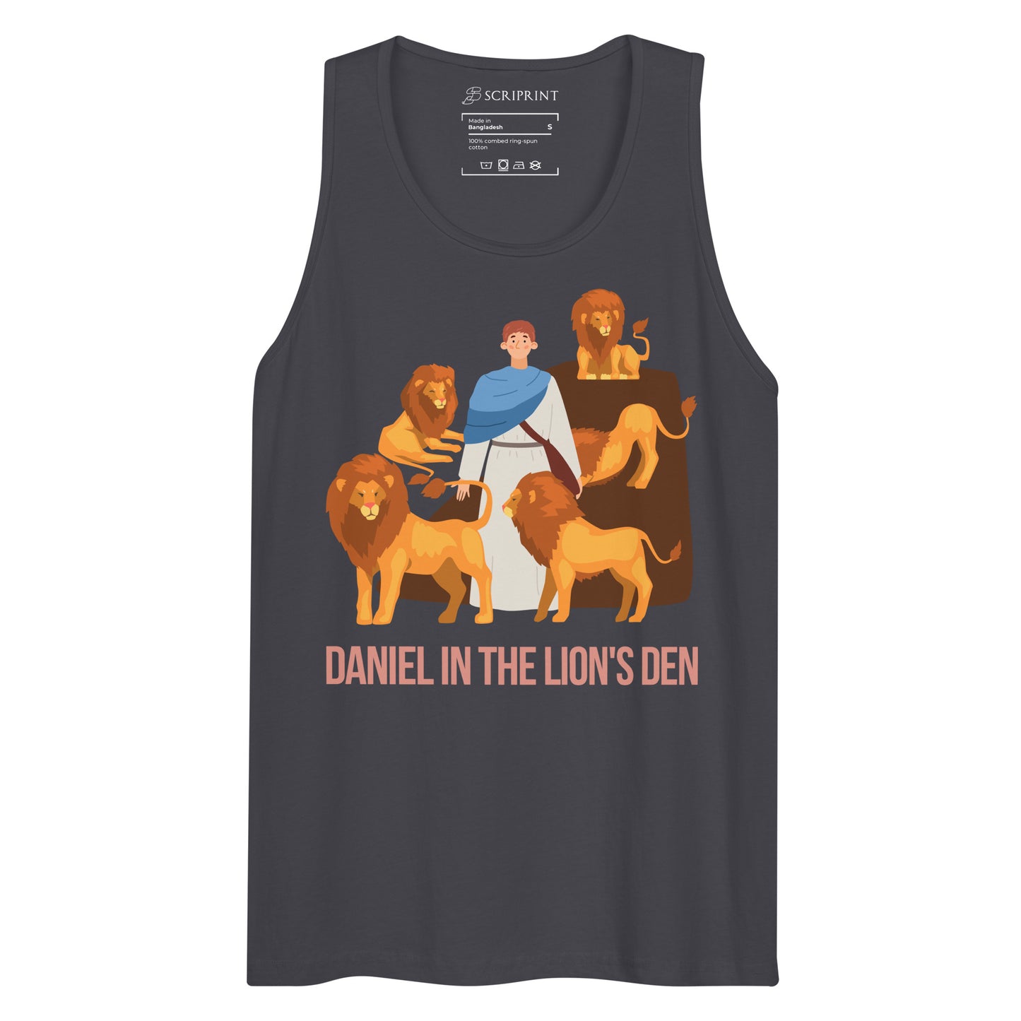 Daniel in the Lion's Den Men’s Premium Tank Top