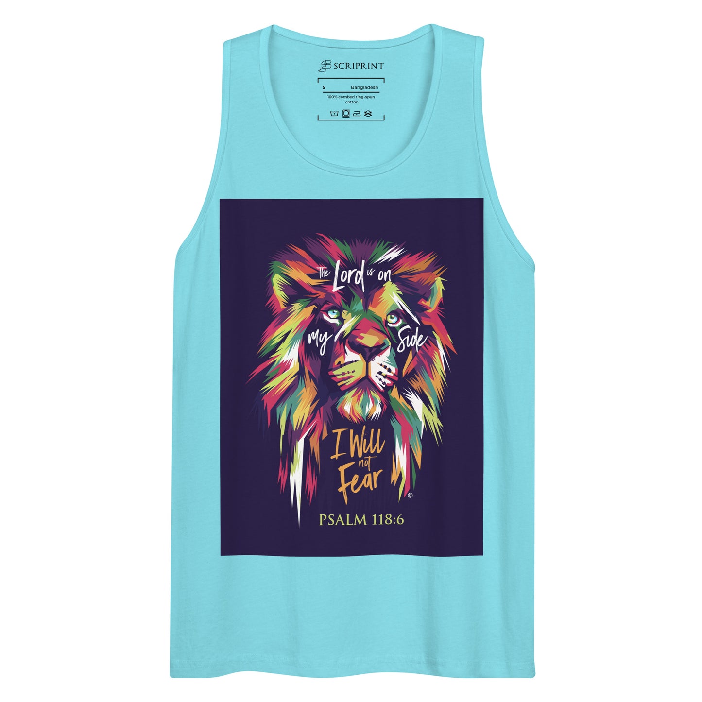 I Will Not Fear Men’s Premium Tank Top