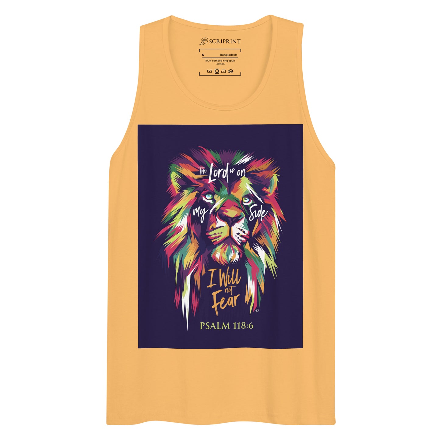 I Will Not Fear Men’s Premium Tank Top