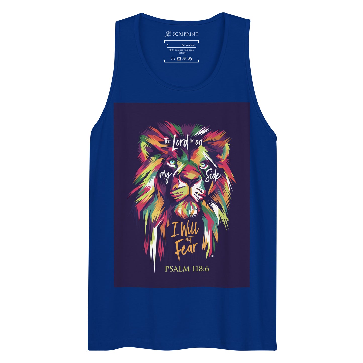 I Will Not Fear Men’s Premium Tank Top