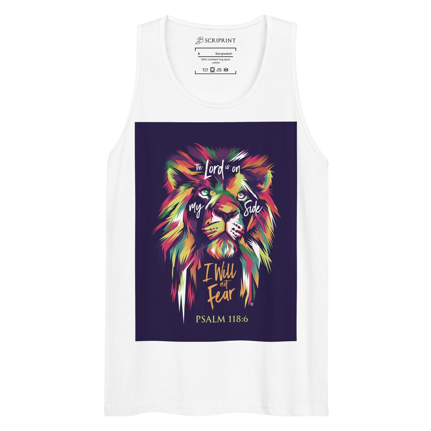 I Will Not Fear Men’s Premium Tank Top