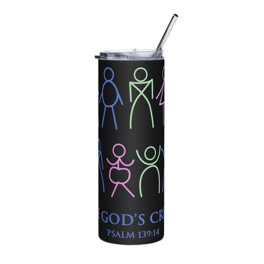 We Are God's Creation Stainless Steel Tumbler