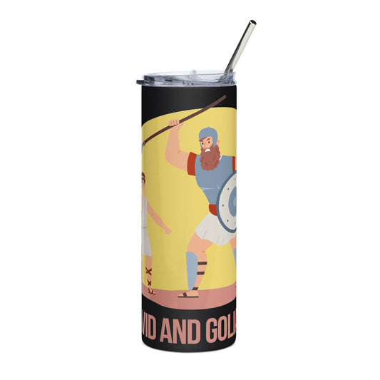 David and Goliath Stainless Steel Tumbler