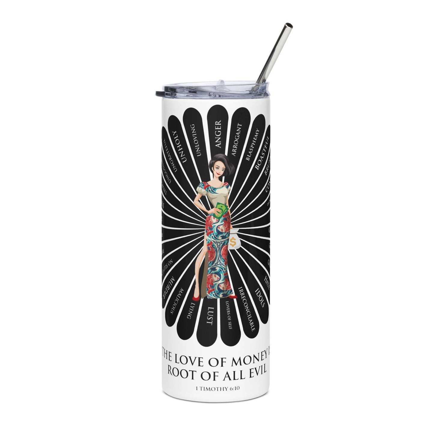 For the Love of Money Stainless Steel Tumbler