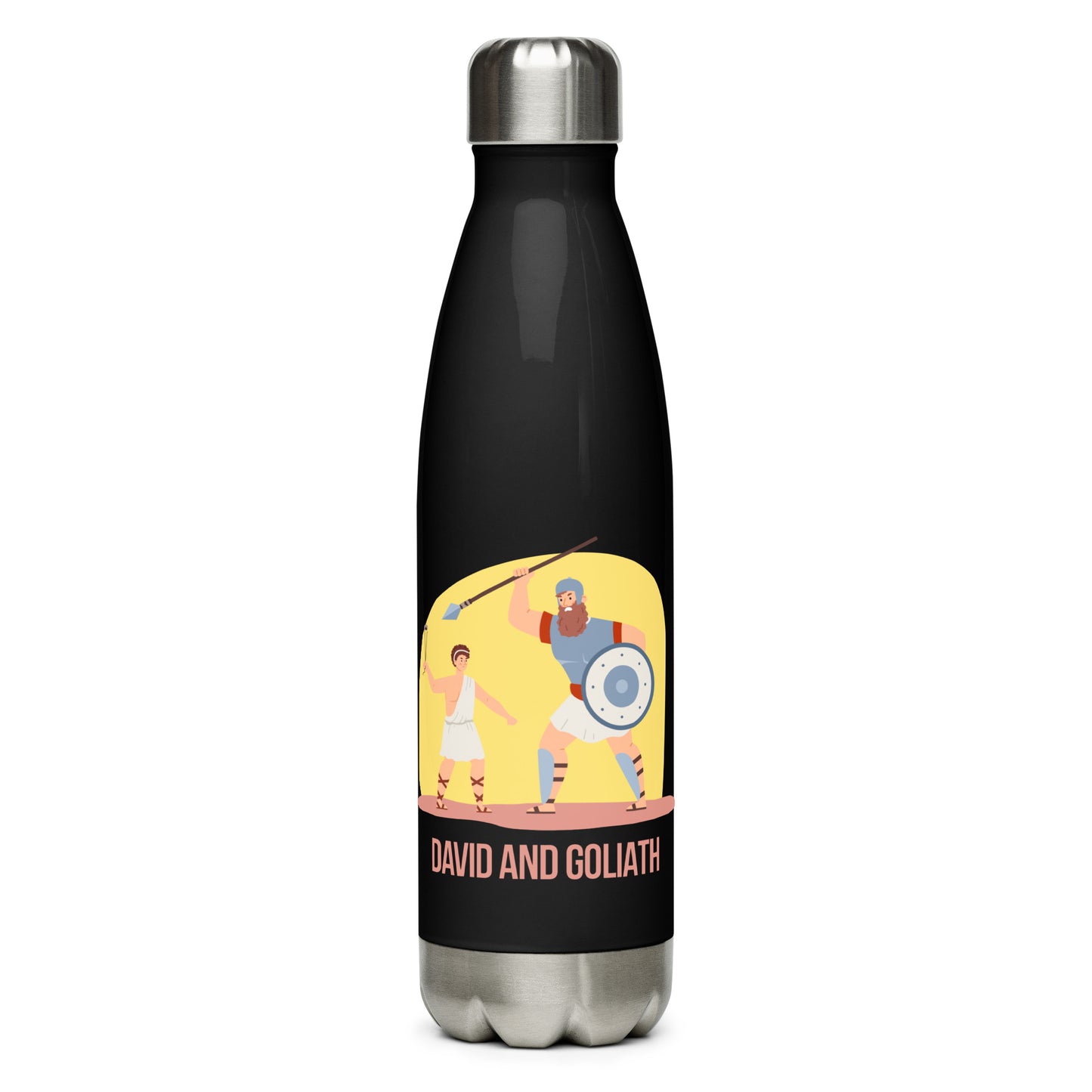 David and Goliath Stainless Steel Water Bottle