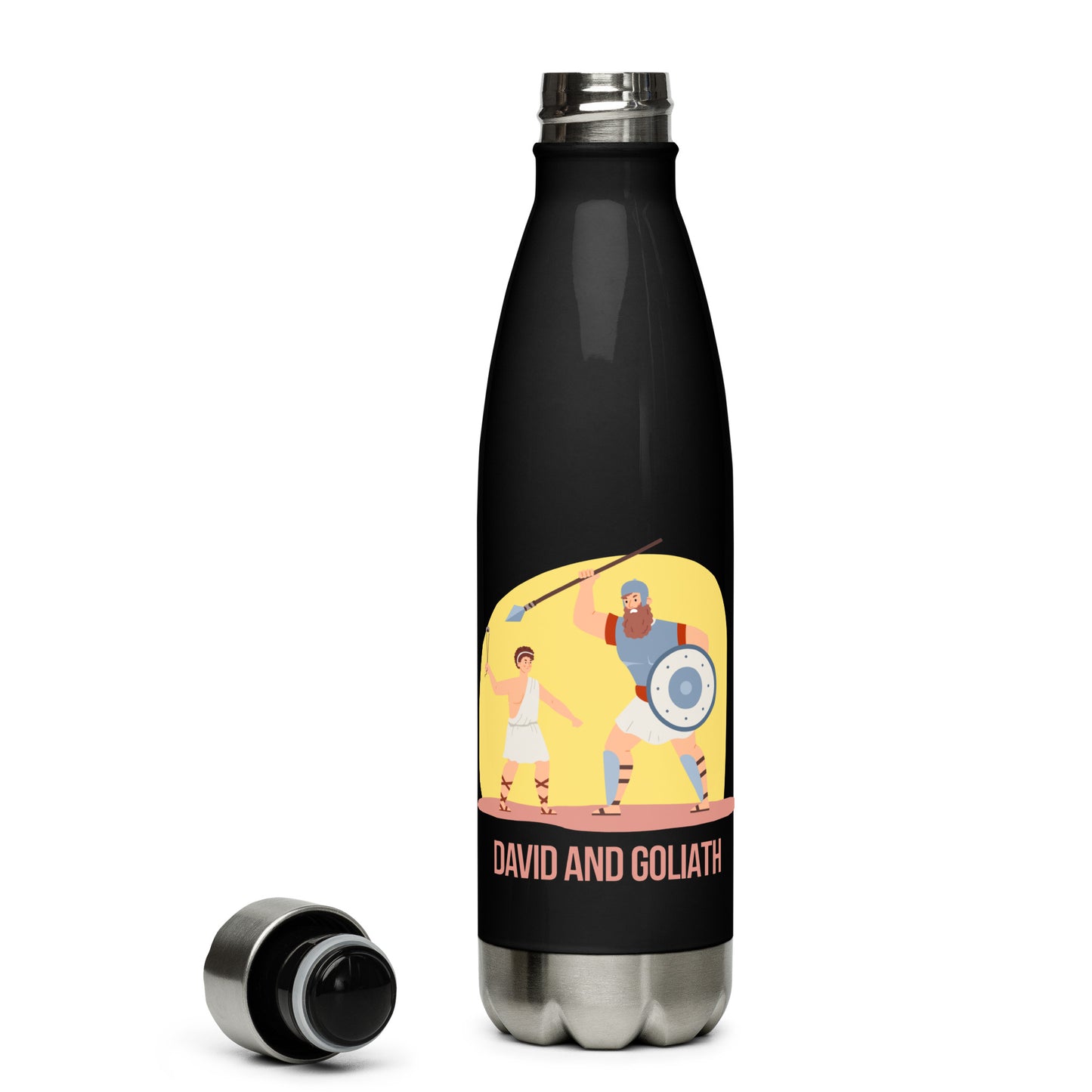 David and Goliath Stainless Steel Water Bottle