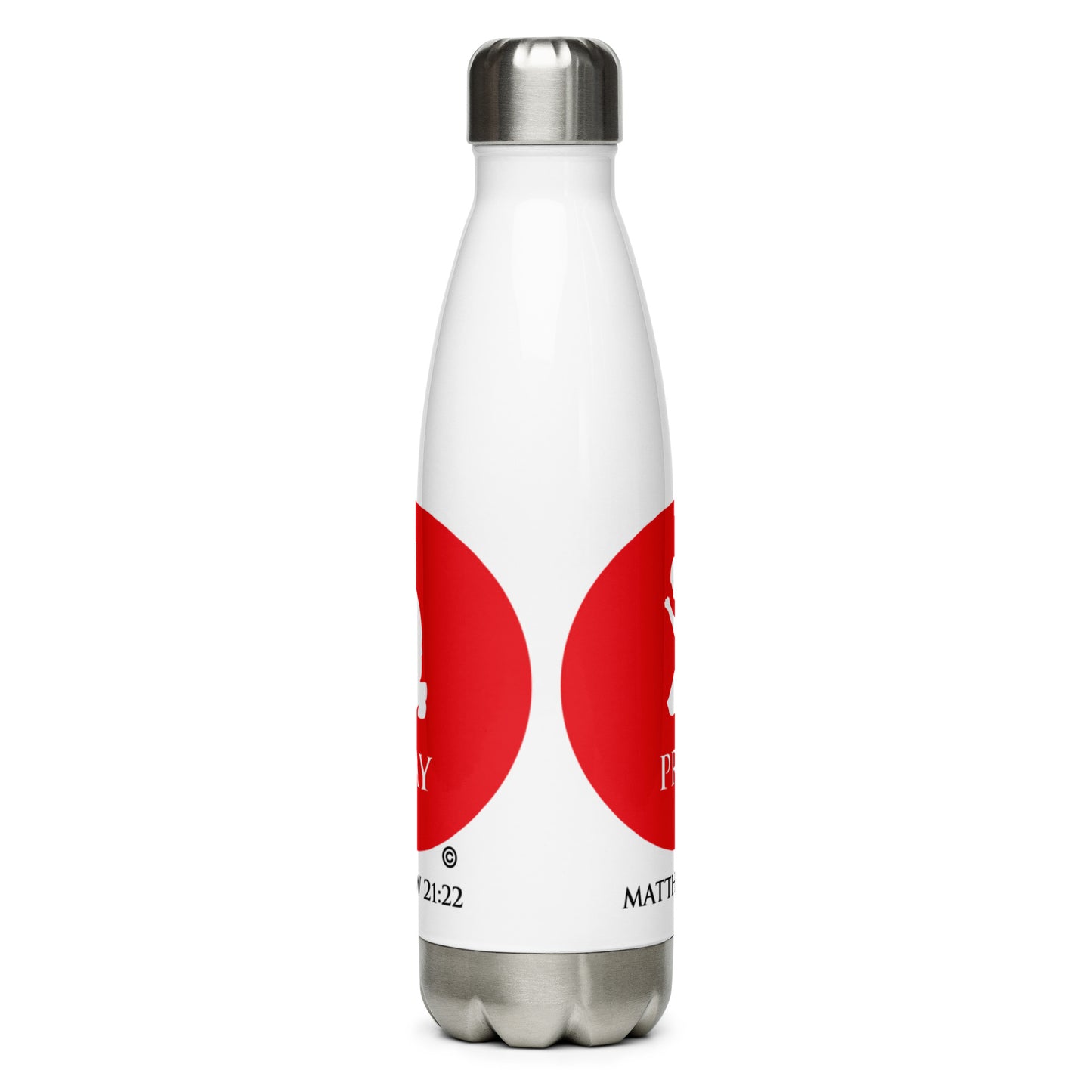 Pray Stainless Steel Water Bottle