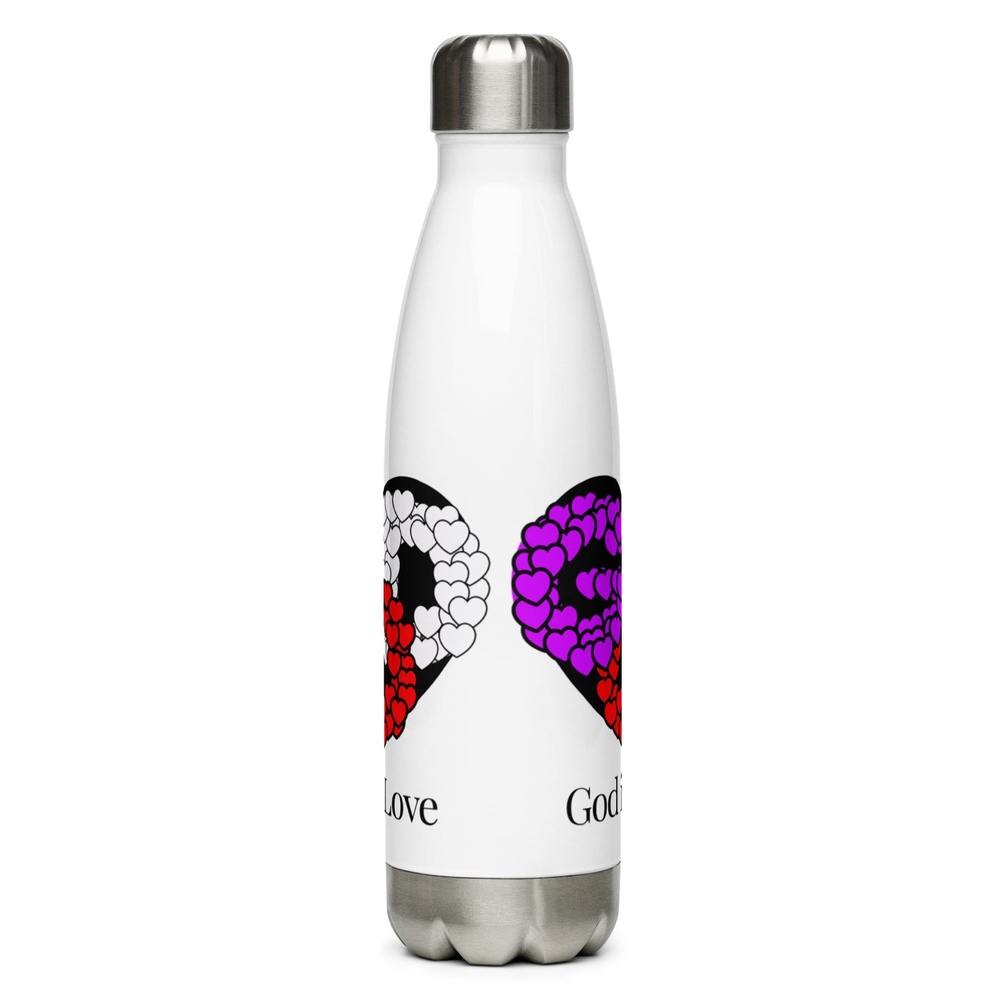 God is Love Stainless Steel Water Bottle