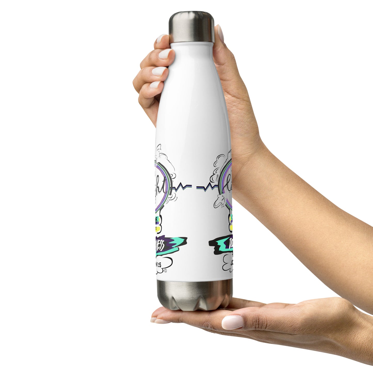 Light in the Darkness Stainless Steel Water Bottle