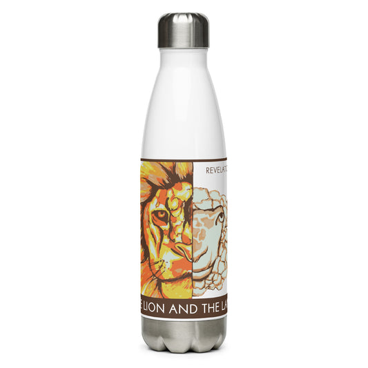 The Lion and the Lamb Stainless Steel Water Bottle
