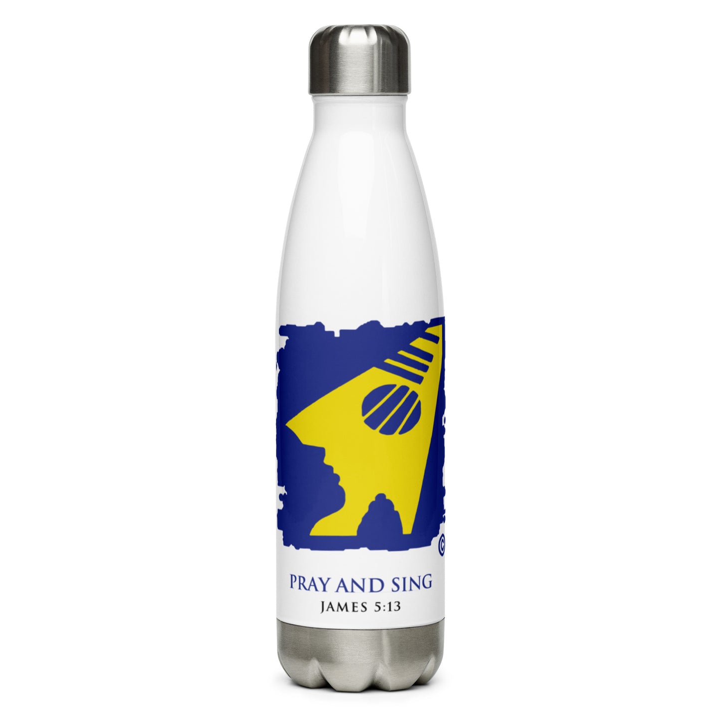 Pray and Sing Stainless Steel Water Bottle