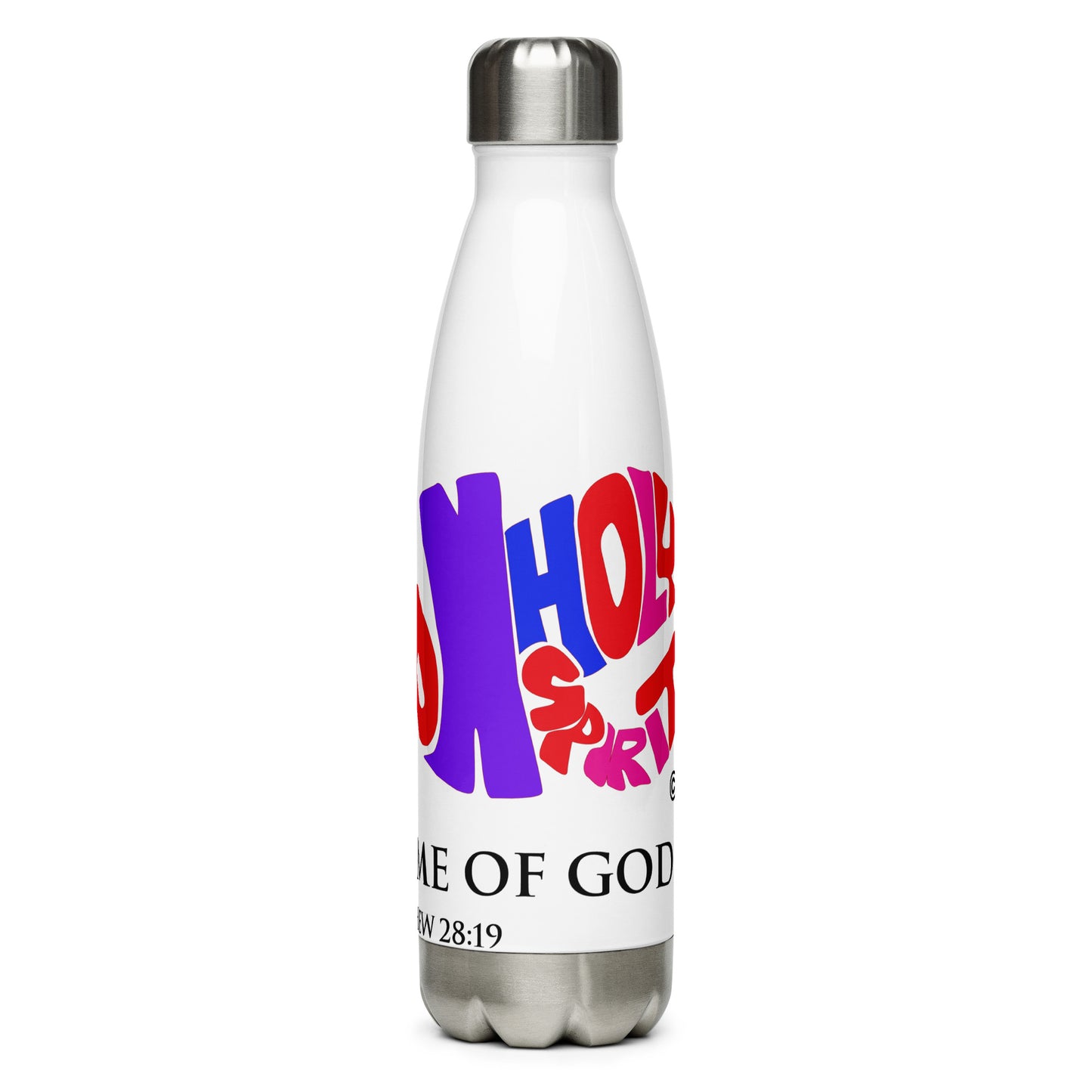 In The Name of God Stainless Steel Water Bottle