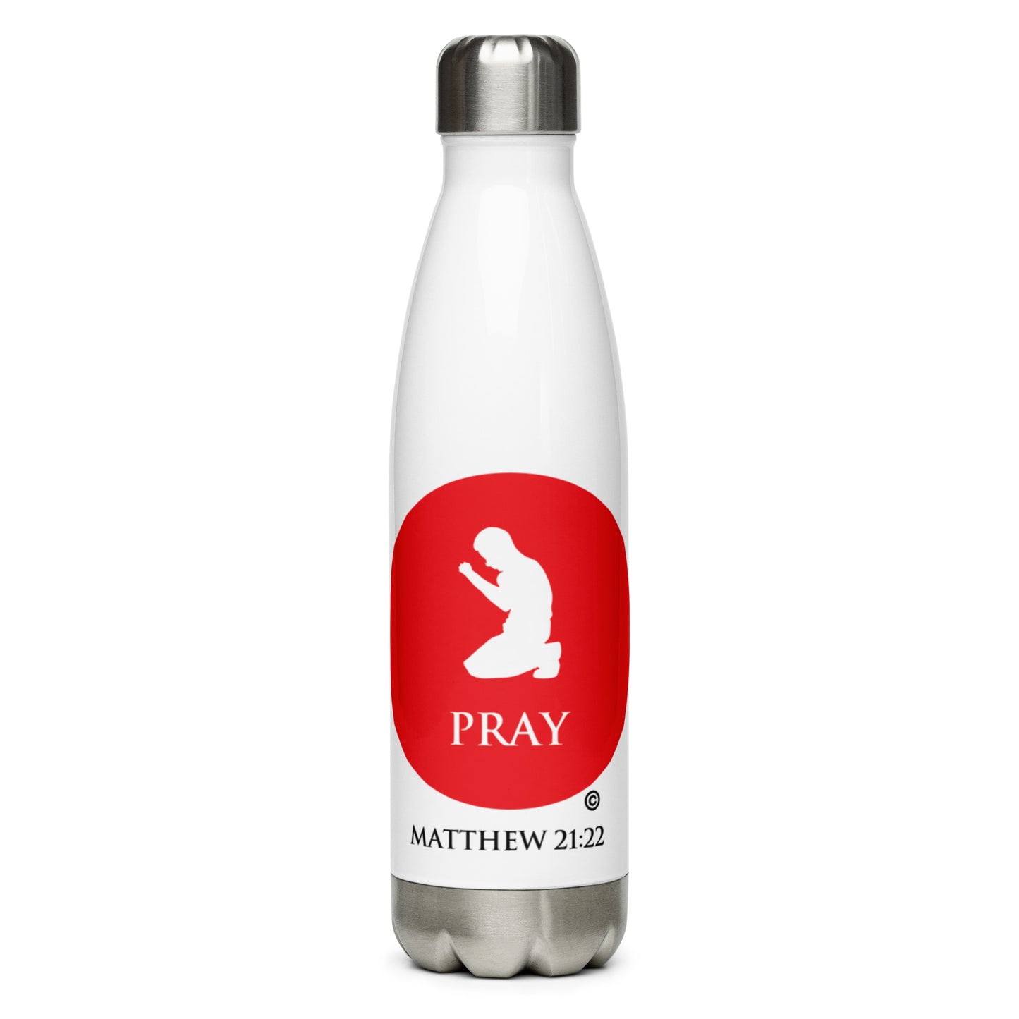 Pray Stainless Steel Water Bottle